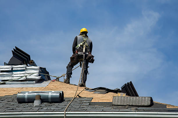 Professional Roofing technician working in The Colony, TX